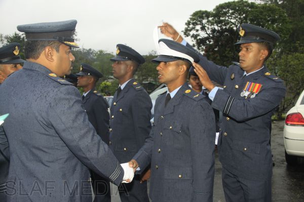 The Commissioning and Passing Out Parade at SLAF Diyatalawa